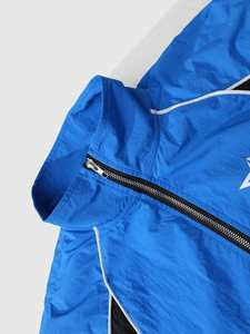 Ensemble de survêtement vintage unisexe, streetwear, col montant, veste et pantalon, léger, pour le sport d'hiver, jogging décontracté, vacances - Product Image 4