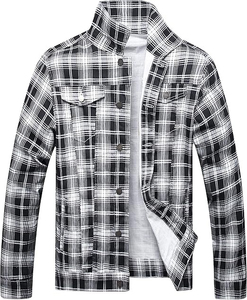 แจ็คเก็ตยีนส์สีดำแบบกำหนดเองสำหรับผู้ชาย แจ็คเก็ตยีนส์ผ้าฝ้าย 100% สไตล์ลำลอง ดีไซน์สตรีทแวร์ ขายส่งแจ็คเก็ตยีนส์ผู้ชาย - Product Image 1