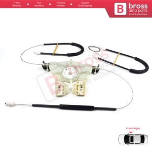 BWR124 Kit de réparation de lève-vitre porte avant droite pour Toledo MK2 1M2 1998-2004 Leon MK1 1M1 1999-2006 4/5 porte 1M0837462A - Product Image 4