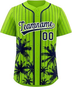 Maillot de baseball à boutons complets, uniforme de softball personnalisé, matériel sublimé en sergé, numéro de nom, broderie de logo, conception en maille à séchage rapide - Product Image 3