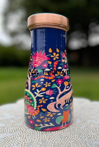 ขวดทองแดง Tradebyd ทำมือ เคลือบป้องกันการกัดกร่อน เป็นมิตรกับสิ่งแวดล้อม ใช้ได้ทั้งชายและหญิง สำหรับใช้ในชีวิตประจำวัน ประโยชน์ตามหลักอายุรเวท สุขภาพดีทุกวัน - Product Image 3