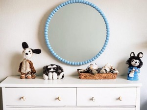 Accessoires de téléphone portable de design industriel DIY, miroir de maquillage en verre avec lentille fleurie ornée de diamants et de perles, écologique et fait main - Product Image 2