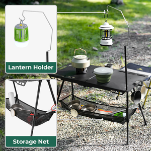 <span class=keywords><strong>Table</strong></span> pliante extérieure portable et ensemble de chaises pour salle à manger, cuisine, plage, camping et atelier - Product Image 5