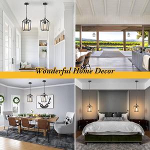Lampes suspendues LED ovales miniatures E12 modernes et simples de luxe en gros, luminaires en fer réglables rétro, couleur personnalisée, maison, hôtel - Product Image 3