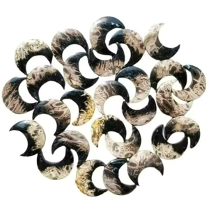 Agate de racine de palmier de haute qualité, cabochon de racine de palmier premium pour la fabrication de bijoux, comme des pendentifs, des boucles d'oreilles, des cadeaux pour filles, utilisation d'agate - Product Image 3