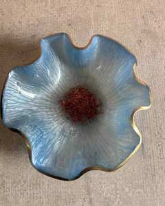 Cuenco de Resina Ecológico Hecho a Mano con Diseño de Ángel y Patrón Decorativo, Interior Negro con Diseño de Salpicaduras, para Decoración del Hogar y Servir - Product Image 2