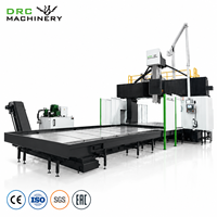 Centre d'usinage CNC à portique robuste avec table de travail de 8000 mm pour le traitement des pièces d'éoliennes GMF8042R