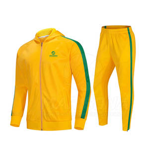 ชุดวอร์มผ้าฝ้ายผสมโพลีเอสเตอร์กันลม ดีไซน์ล่าสุด รับสกรีนโลโก้ ไซส์พลัสสำหรับผู้ชาย - Product Image 1