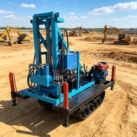 Mini-plateforme de forage de puits d'eau portable avec mobilité flexible et installation pratique pour les chantiers de construction isolés