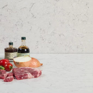 Losa de Cuarzo Olympos Carrara para Encimeras de Cocina y Baño, 2cm 3cm, Pulida, Borde Biselado, Cortada a Medida, Ecológica - Product Image 1