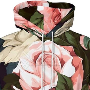 เสื้อฮู้ดผู้หญิงแบบซับลิเมชัน - Product Image 5