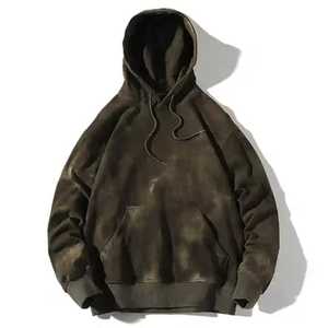 Super Produit Sweat à Capuche Surdimensionné Dernière Mode Streetwear Sweat à Capuche de Style Uni Vierge Sweat à Capuche de Conception Personnalisée Pour Hommes - Product Image 4