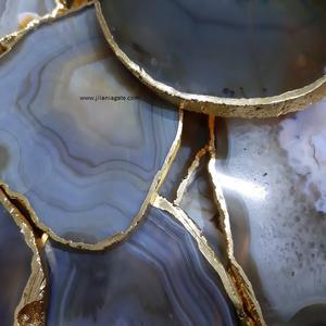 Подставки из коричневого агата, полудрагоценного кварцевого камня - Product Image 4