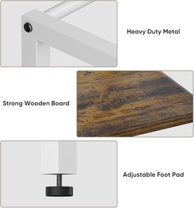 Purse & Túi tầng thường vụ kệ đứng giá lưu trữ có thể điều chỉnh giá với Side Giỏ móc túi xách tổ chức hiển thị đứng - Product Image 6