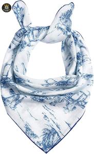 Wholesale In-Stock Custom <b>Ethnic</b> <b>Bandanas</b> Printed Cotton Polyester Bandana Scarf with Logo - Product Image 3