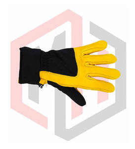 Gants de travail en cuir Gants industriels anti-coupures Paume en cuir de vachette renforcée Gants de sécurité pour hommes - Product Image 6