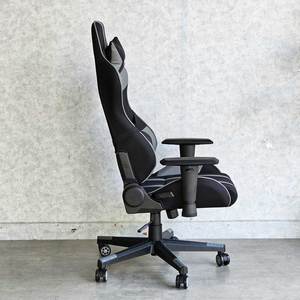 Chaise de bureau pivotante GC68033 pour la maison et le bureau, siège rembourré en cuir PU, hauteur réglable, extensible, pliable avec revêtement en tissu - Product Image 6