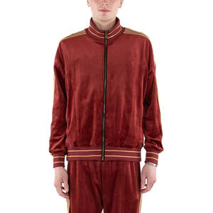 Venta al por mayor de terciopelo chándal 2 piezas conjunto de alta calidad de terciopelo chándal hombres suave transpirable Jogger conjunto Casual para los hombres - Product Image 4