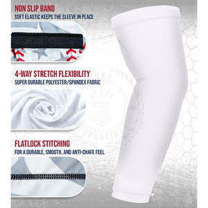 Nouveauté 2025 Manches de bras en néoprène Couleur personnalisée Respirant Séchage rapide Haute qualité Vente en gros - Product Image 3