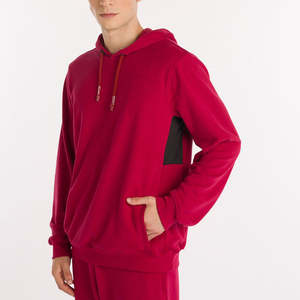 Ensemble de pantalons de survêtement à capuche surdimensionnés respirants de style streetwear 100% coton pour hommes survêtements d'hiver décontractés avec sweat à capuche string - Product Image 2