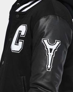 Chaqueta Universitaria de Béisbol Personalizada de Alta Calidad con Bordado de Parches, Unisex, de Lona, para Invierno, Talla Grande - Product Image 4