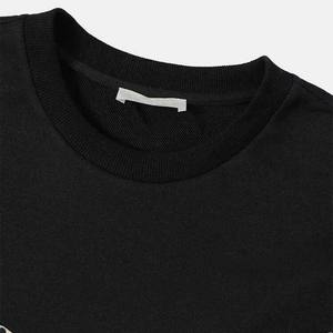 Venta al por mayor mejor venta superior hombres 100% algodón personalizado en blanco cuello redondo sudaderas ropa de calle de invierno color sólido básico sudaderas - Product Image 3