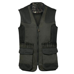 Nouveau gilet de chasse fait de haute qualité coton daim finition épaules rembourré gilet de chasse avec 12 boucles cartouches gilet de gardien de jeu - Product Image 4