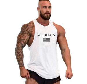 Vente en gros INSPIRE APPAREL Nouveau débardeur de sport pour homme en maille coton/polyester écologique respirant pour la musculation - Product Image 4