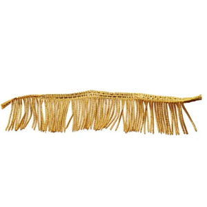 OEM Gold Bullion Wire Fringe Customized Plated Fringe Trimmings Top Quality Gold White Twisted <b>Tassel</b> <b>Trim</b> Metal Wire - Product Image 6