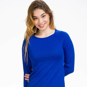 Suéter Elegante e Informal para Mujer Gioconda con Cuello de Lazo en la Parte Delantera, 100% Lana Merino Virgen, Tejido Plano Fino, Personalizado para Invierno, Hecho en Italia - Product Image 3