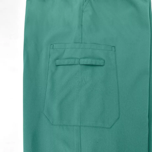 Juego de uniformes médicos para profesionales de la salud Tacto suave 65% Poliéster 35% Algodón Resistente al pilling Juego de exfoliación de enfermeras de 2 piezas - Product Image 4