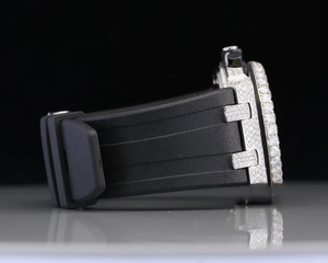 Reloj de movimiento de cuarzo helado de Hip Hop de lujo, esfera analógica personalizada, diseño de moda, probador de diamantes VVS, nueva moissanita de gama alta - Product Image 5