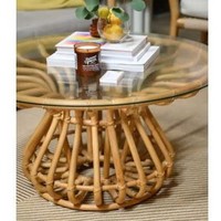 Fauteuil de loisirs tendance et contemporain en rotin naturel, style rustique et écologique, fabrication OEM/ODM Vietnamienne, pour la maison et l'appartement