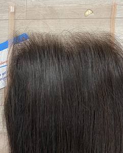 Extensions de Cheveux Humains Vietnamiens Raw de Couleur Noire Naturelle 100% Droite 4X4 HD - Product Image 5