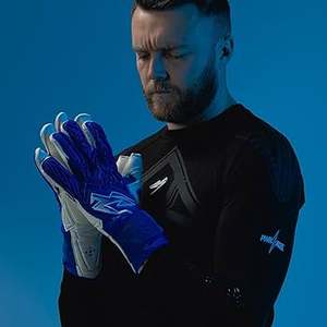 Gants de gardien de but en cuir de qualité supérieure personnalisables coupe personnalisée poignée en latex de football en gros - Product Image 2