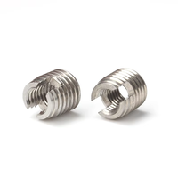 303 Stainless Steel Passivated Slotted Self-Tapping Threaded Inserts for Thread Reinforcement and Repair