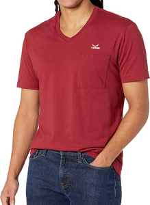 T-shirt à manches courtes en coton, logo personnalisé, décontracté, t-shirt rouge de première classe, qualité pour hommes, t-shirts du fabricant Pakistan - Product Image 6