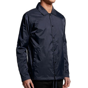 Veste d'coach légère et solide pour homme, confortable, de couleur noire, de fabrication AL BUROOJ IMPEX Pakistan - Product Image 6