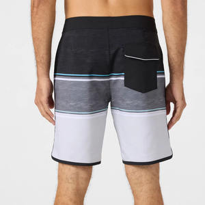 Shorts en toile tricotés pour hommes avec logo personnalisé sur le devant, impression numérique, séchage rapide et caractéristiques écologiques, approvisionnement en gros - Product Image 4