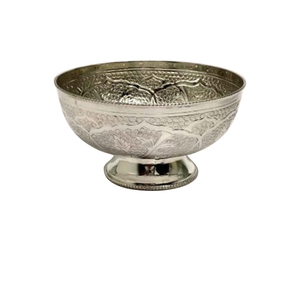 Tazón para Servir Alimentos, Frutas y Postres, Hecho a Mano, Decorativo, de Metal, Profundo, con Acabado Brillante y Pulido, en Forma Personalizada - Product Image 3