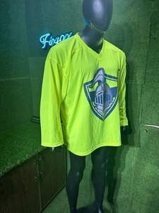 Camiseta de Hockey sobre Hielo de Manga Larga Unisex de Alta Calidad OEM, Nombre del Equipo Personalizado Impreso, Camisetas Deportivas - Product Image 6