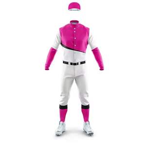 Conjunto de uniformes de béisbol y softbol bordados personalizados ropa deportiva de malla de sublimación completa - Product Image 4