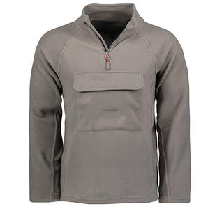 Sweat à capuche polaire de luxe à fermeture éclair pour hommes veste polaire spéciale hiver Musthave FrontPocket avec logo personnalisé - Product Image 2