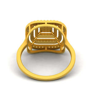 Anillo de plata de ley 92,5 con patrón de bola geométrica romántica Zirconia cúbica 1mm ajuste Invisible chapado en rodio 14K pureza de Metal - Product Image 4