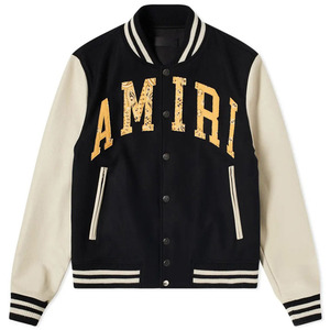 OEM Wholesale Men's Vintage Varsity <b>Jacket</b> Custom Logo Embroidery Breathable Waterproof Reversible Polyester/Cotton Material 6XL - Product Image 4