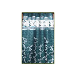 Best Selling Polyester Fabric Vibrant Ready made Blue Star Panel Hotel Decorative Curtains Neelkamal Wholesale Supplier