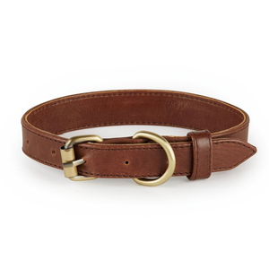 Collar de Perro de Cuero Genuino de Primera Calidad, de Liberación Rápida, Transpirable, con Servicio OEM Personalizado, a Bajo Precio - Product Image 2