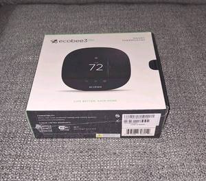 NUEVO MEJOR TERMOSTATO INTELIGENTE Ecobee3 Lite DE ALTA CALIDAD, PROVEEDOR DE FÁBRICA OEM, Plástico y Silicona Negros, Sellado de Fábrica con Accesorios Completos - Product Image 3