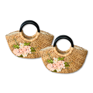 Hot Product Stylish Vintage <b>Beach</b> Hyacinth <b>Bag</b>: <b>Lightweight</b> and Durable for <b>Beach</b> Outings - Product Image 1