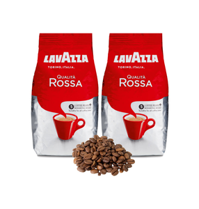 Lavazza Qualita Rossa Premium 1 kg en grains entiers - Mélange italien authentique pour les supermarchés et les détaillants - Product Image 5